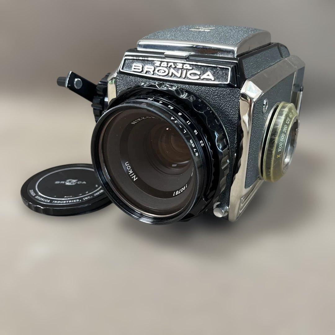 フィルムカメラ ZENZA BRONICA S2 NIKKOR-P f=75 1:2.8