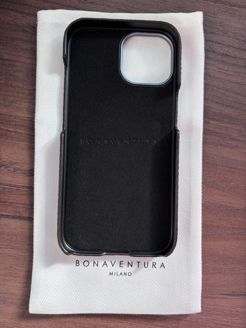 BONAVENTURA iphone 15 ケース シュリンクレザー