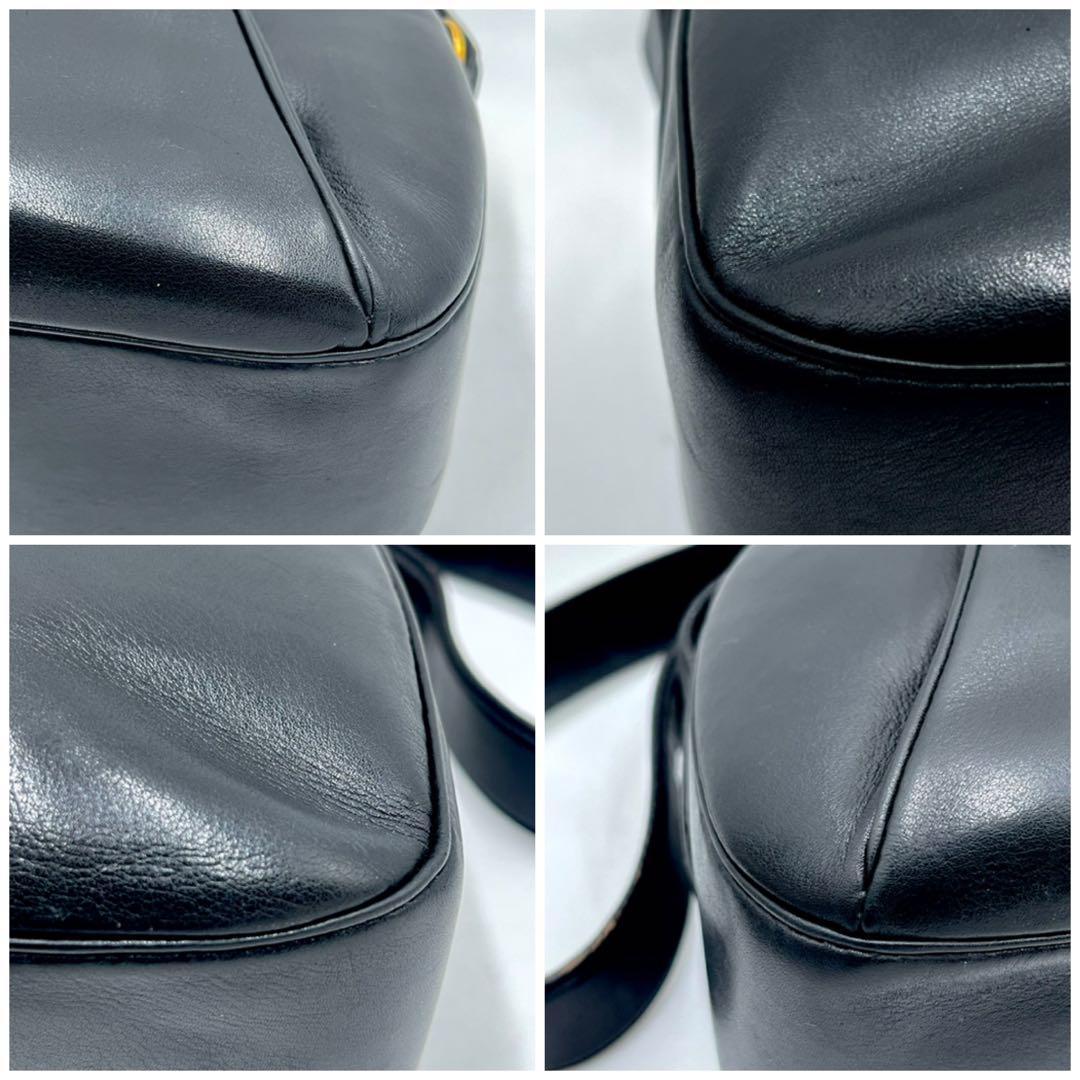 美品希少✨カルティエ ショルダーバッグ パンテール 金具 ロゴ レザー 本革