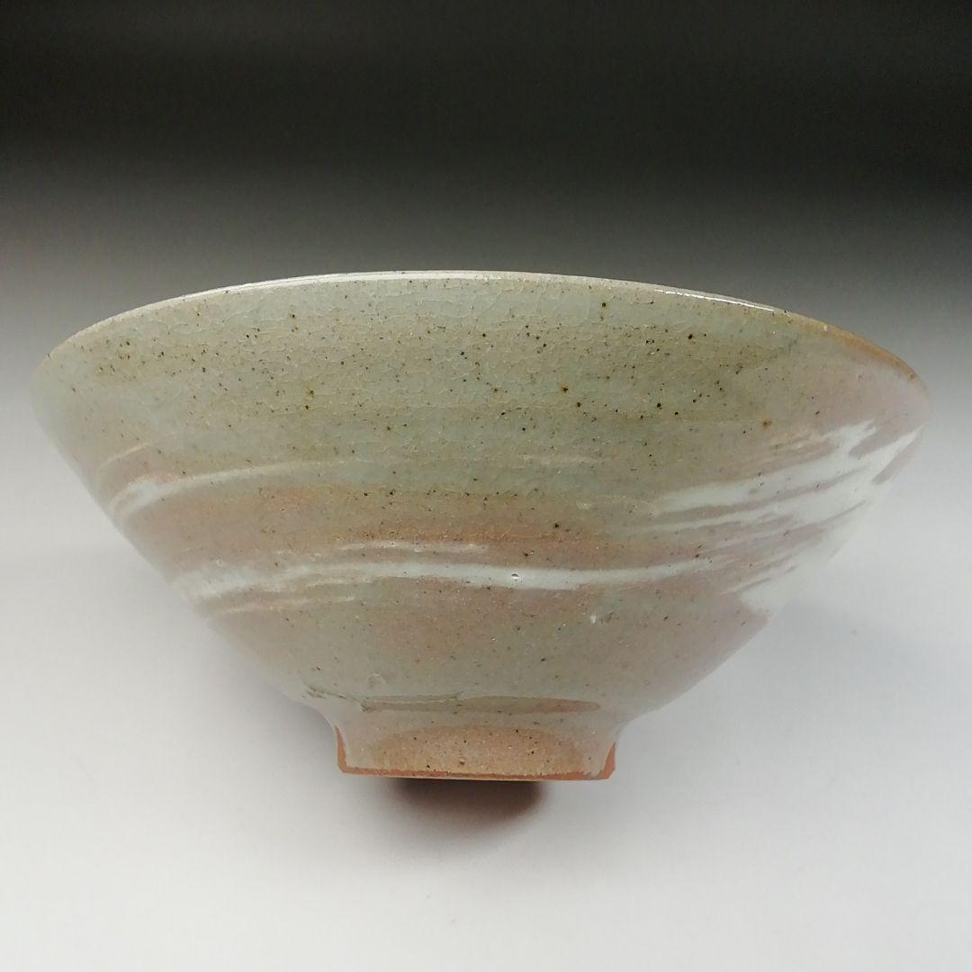 Ｔ６３３　茶碗　『刷毛目　平茶碗』『渡辺六郎』　共箱　抹茶碗　茶道具