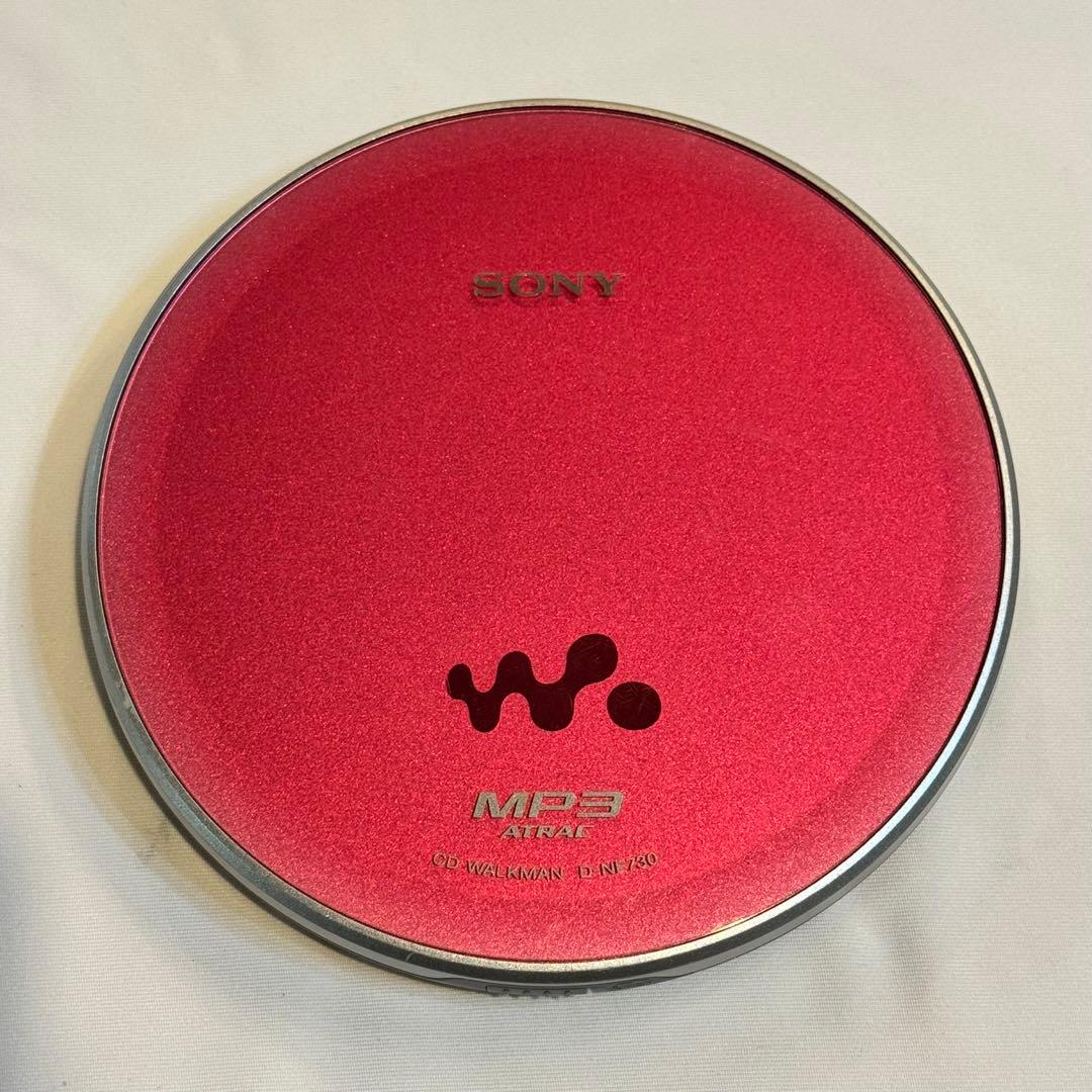 513＊希少　Sony　ウォークマン　D-NE730　MP3　ATRAC形式