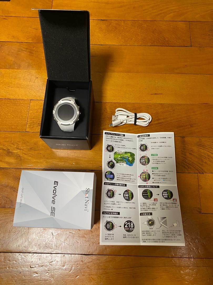 Evolve SE ゴルフ GPSウォッチ ホワイト