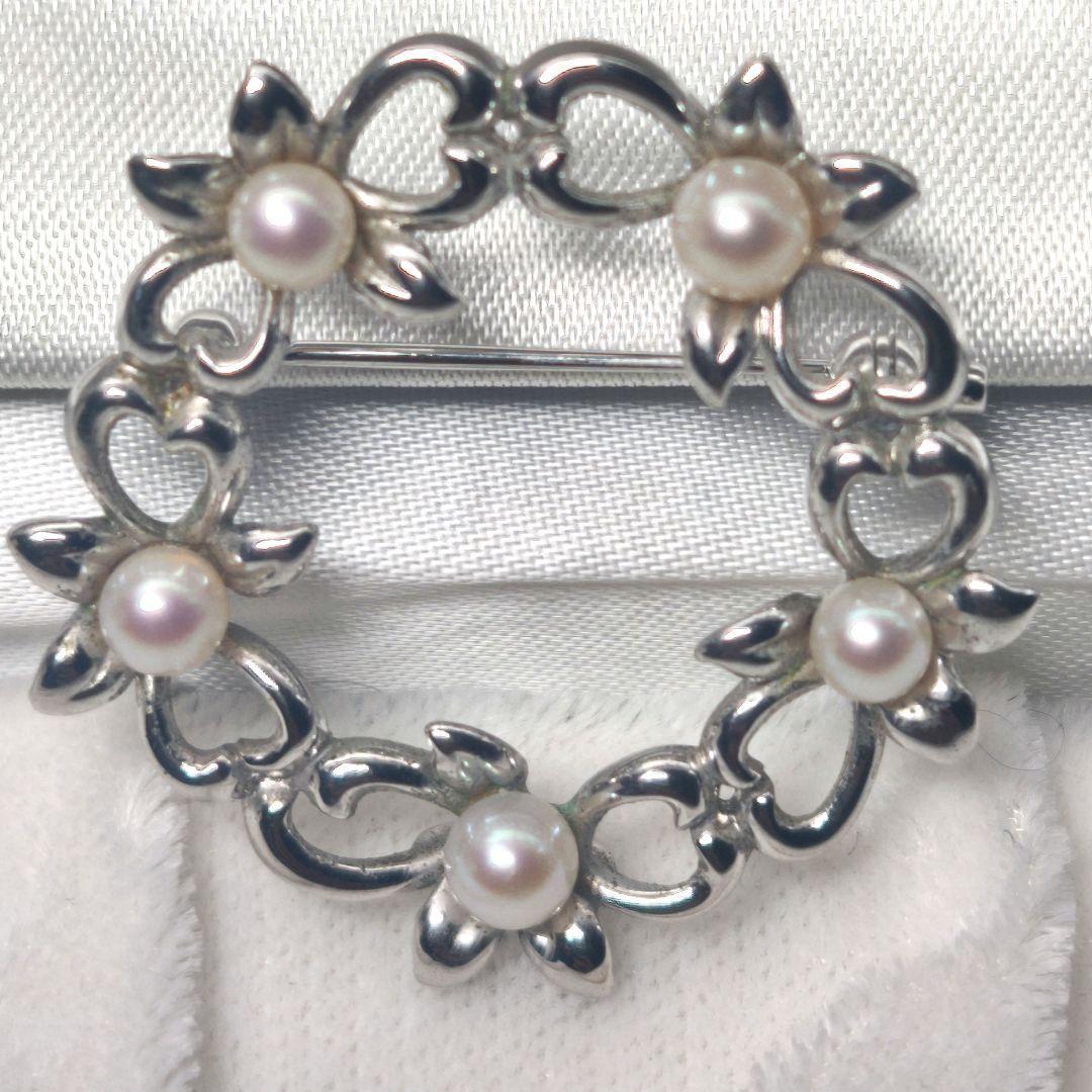 【美品 高品質◎】タサキ ブローチ パール サークル フォーマル