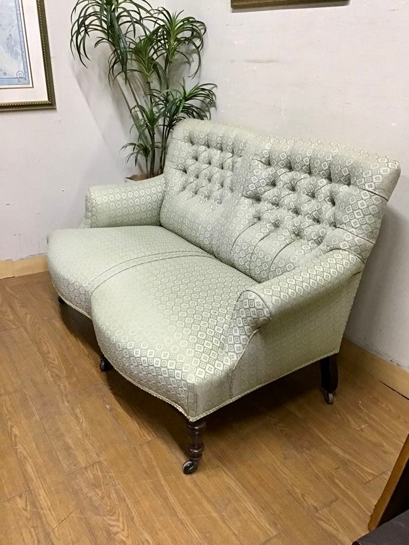 ジュリエット☆管241☆イギリス☆アンティーク☆大塚家具☆クラシックソファ