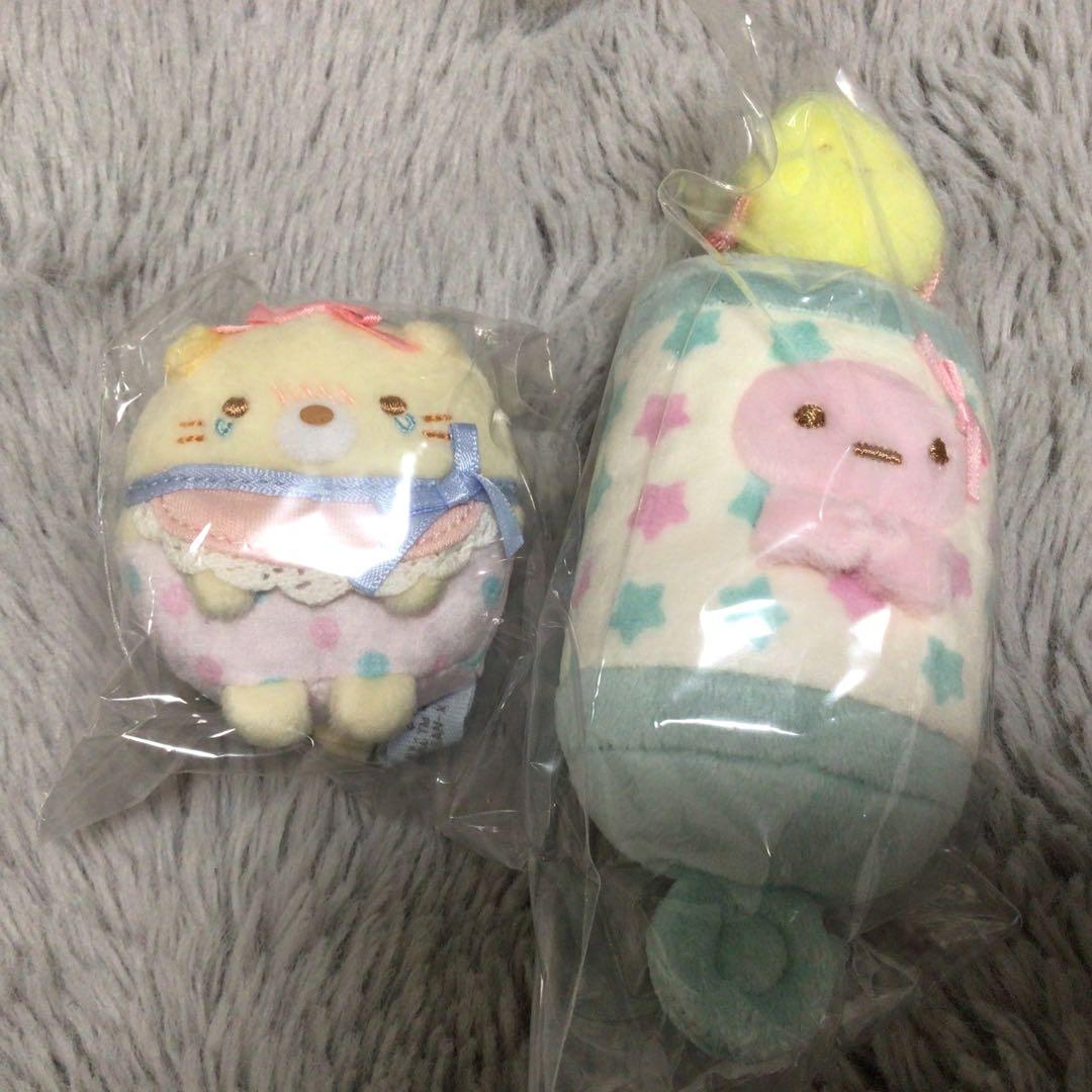 すみっコぐらし ベビー すみっコベビー てのりぬいぐるみ ねこ ガラガラ