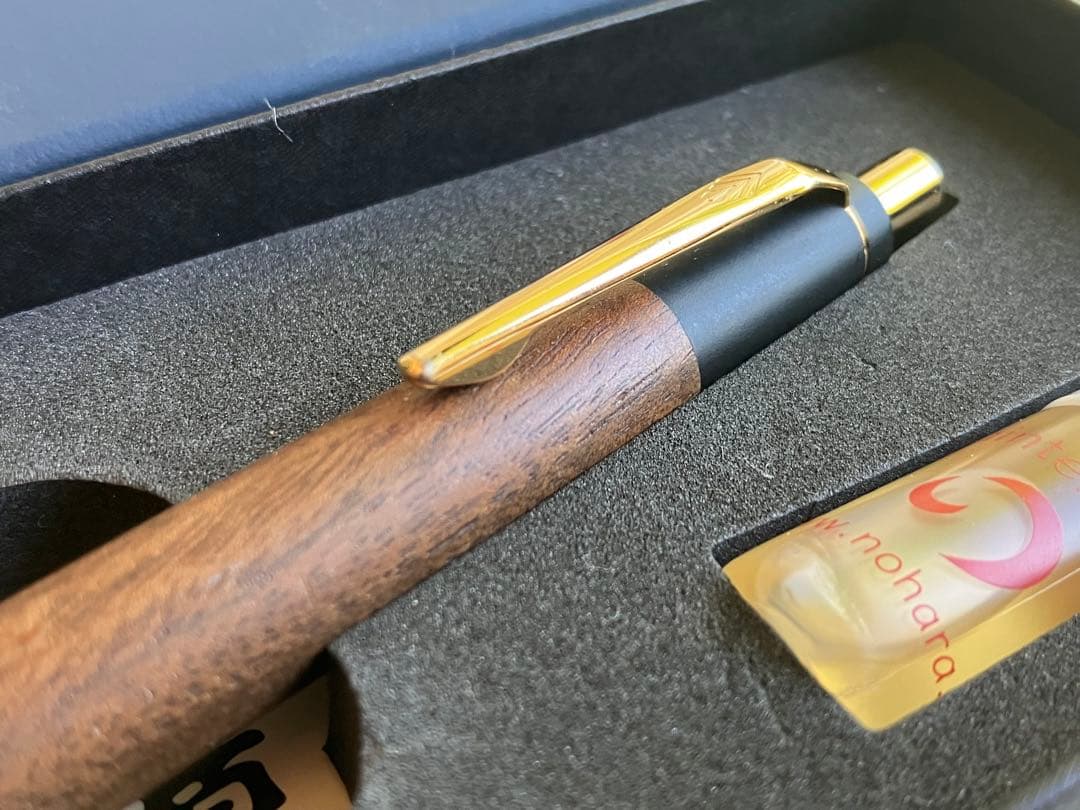 【11/3まで限定価格】野原工芸 新型シャープペンシル 胡桃 ツバメノート付き