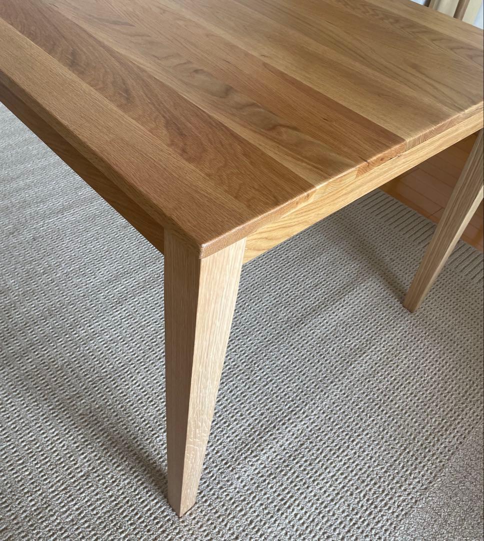 AMOCC ダイニングテーブル ホワイトオーク無垢