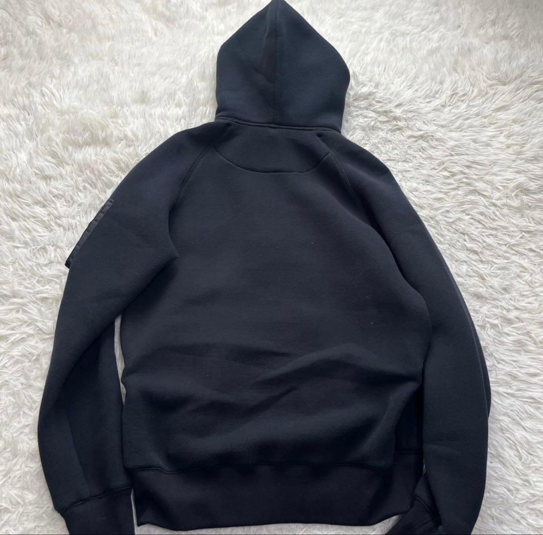 sacai ナイロンツイル　ドッキングパーカー サイズ3 黒