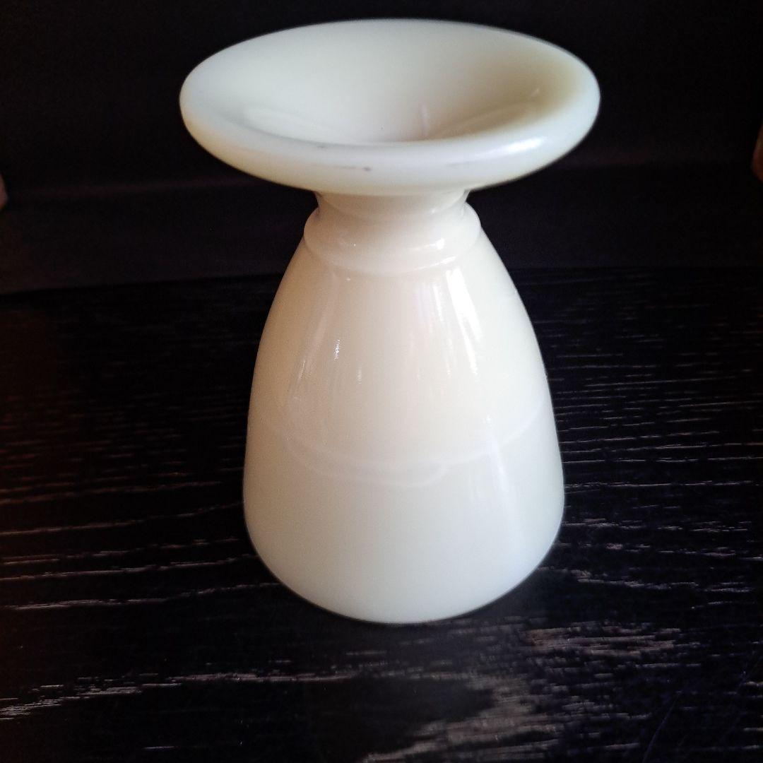 ウラン硝子　乳白　マッキータンブラー　USA 　ファイヤーキング社　1930年