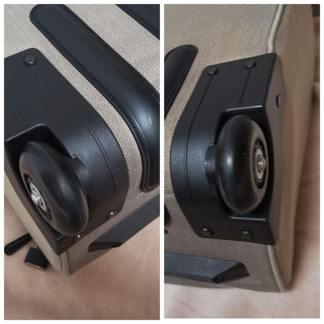 希少 PORTER 吉田カバン キャリーケース キャンバス 本革 鍵付き