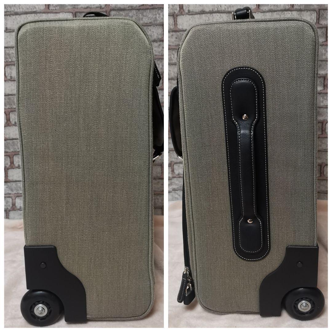 希少 PORTER 吉田カバン キャリーケース キャンバス 本革 鍵付き
