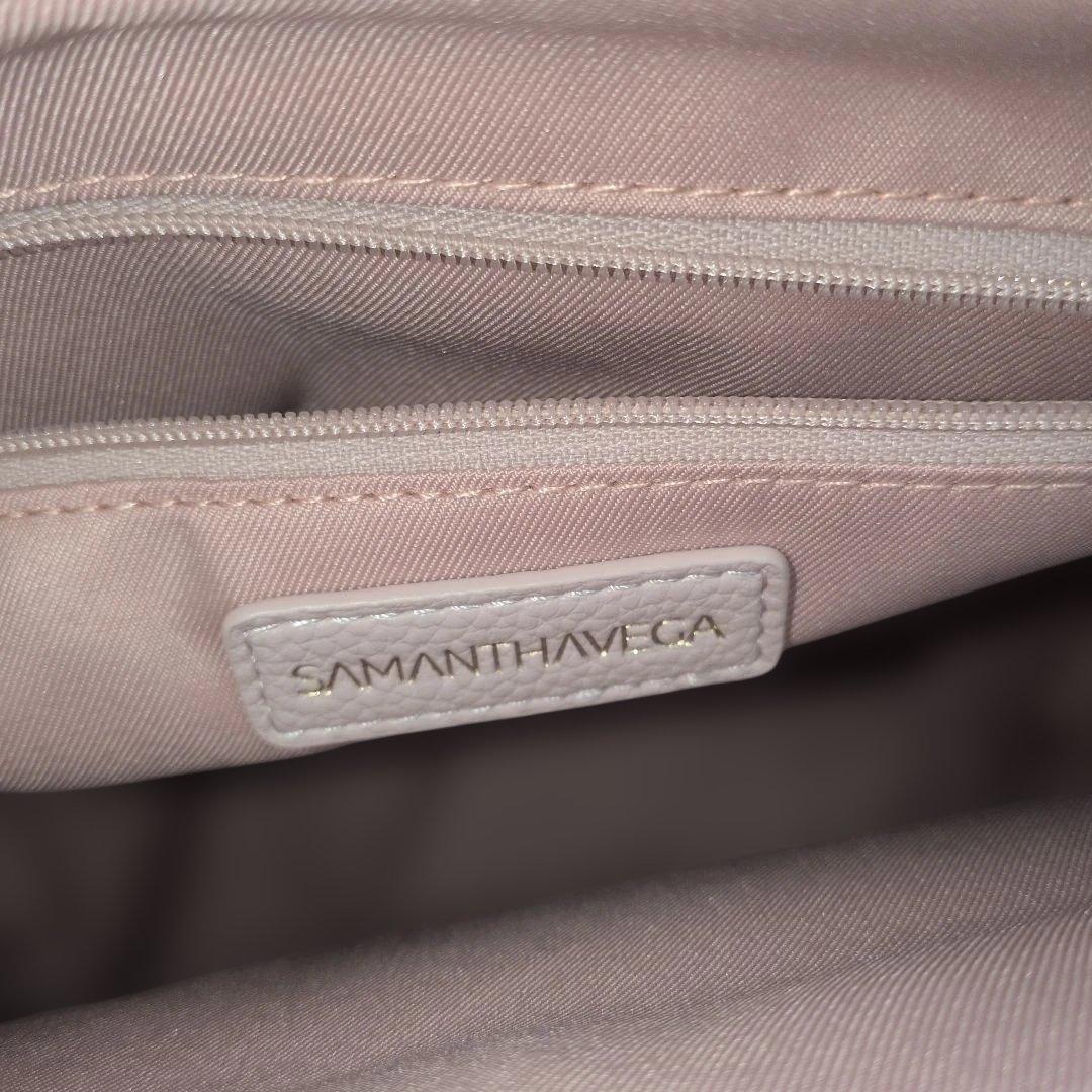 新品　タグ付き　ブロッサムリボンフラッター　ハンドバッグ　サマンサベガ ピンク