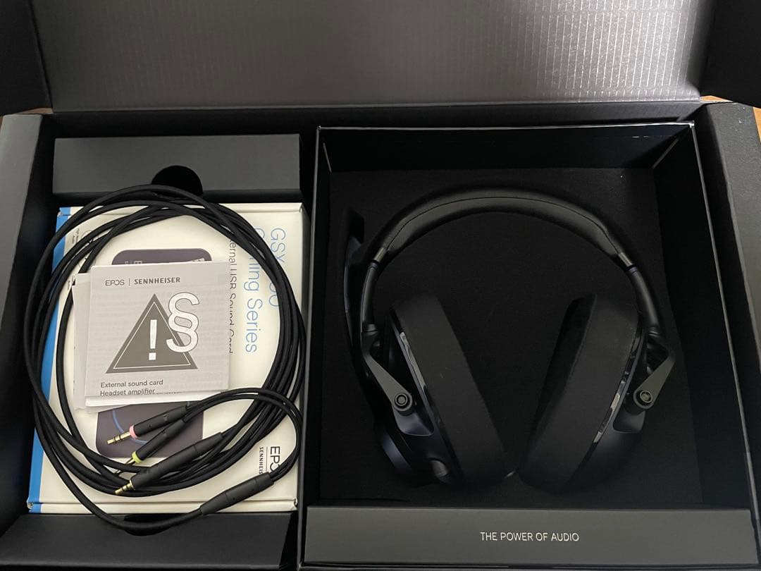 美品 箱付 EPOS H6PRO GSX300 ゲーミング ヘッドフォン アンプ