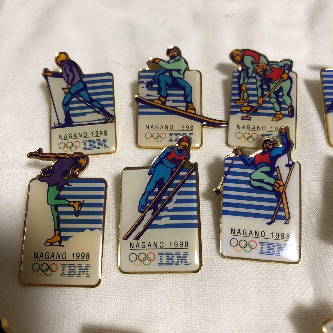 長野オリンピック　IBM ピンバッジ　21点