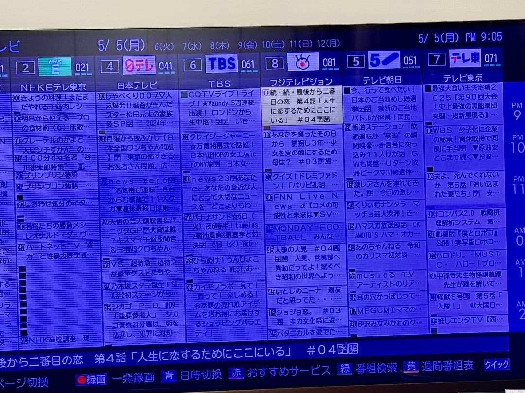 REGZA 55Z7 東芝 55型テレビ 横線症状あり ジャンク扱い