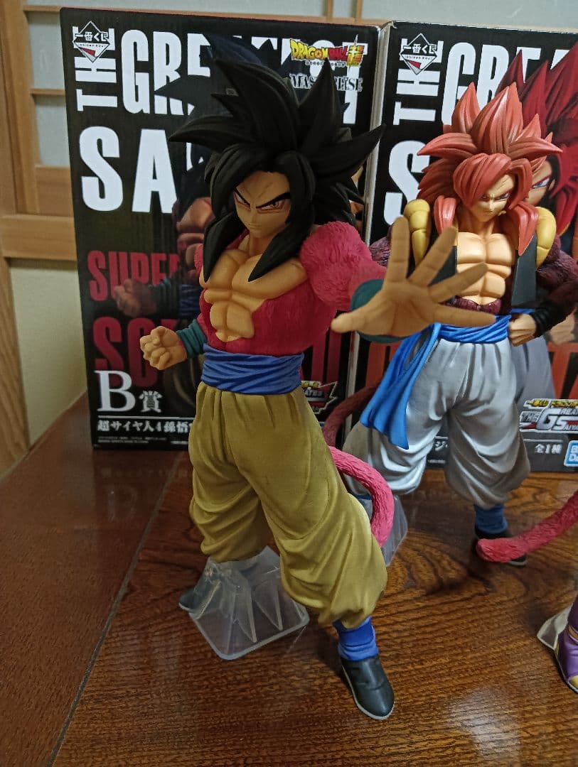 ドラゴンボール【一番くじ】グレイティストサイヤン　フィギュア　セット