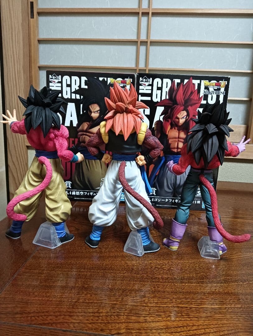 ドラゴンボール【一番くじ】グレイティストサイヤン　フィギュア　セット