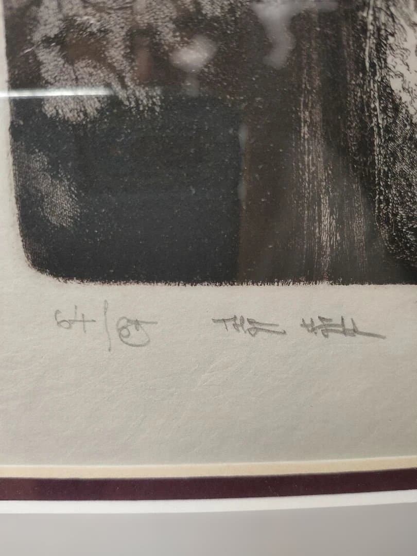 Albin Brunovsky 　アルビン・ブルノフスキー　版画　額