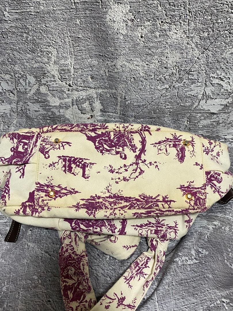 ヴィヴィアンウエストウッド　トワレ柄ハンドバッグ