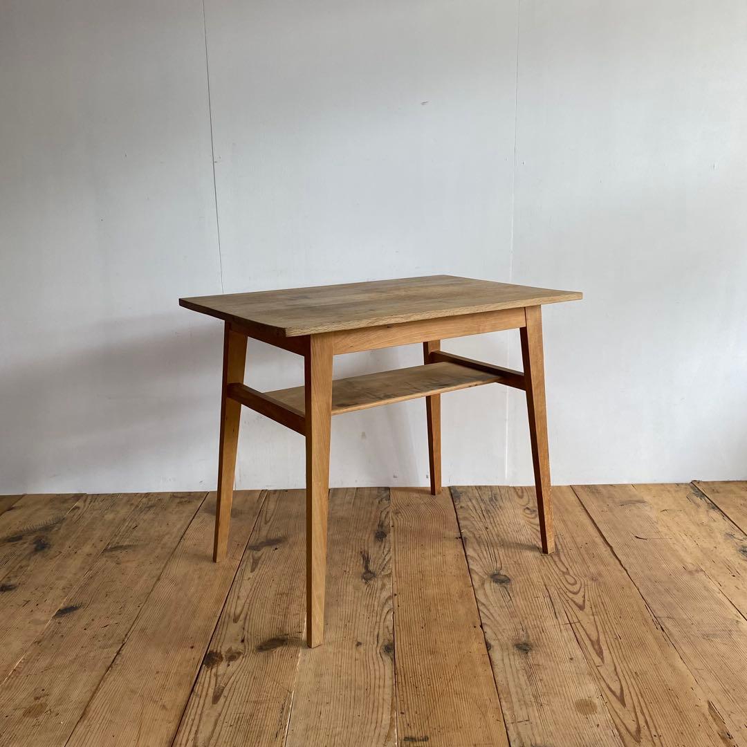 アンティーク テーブル 机 オーク材 ナラ 無垢材 y43