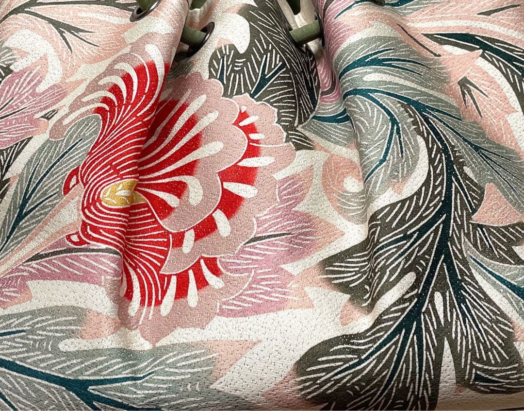 栗山工房 栗山 吉三郎 和装 バッグ 西陣織 紅型 正絹 銀通し