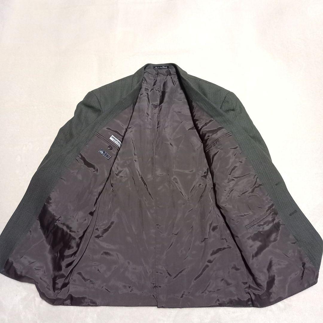 美品！ イタリア ジョルジオアルマーニ セットアップ XL メンズ スーツ