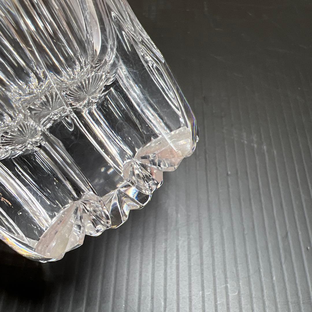 渡邉明　切子洋酒杯　共箱　高さ13.5㎝　東Y7-0908⭐︎1Fトニチ