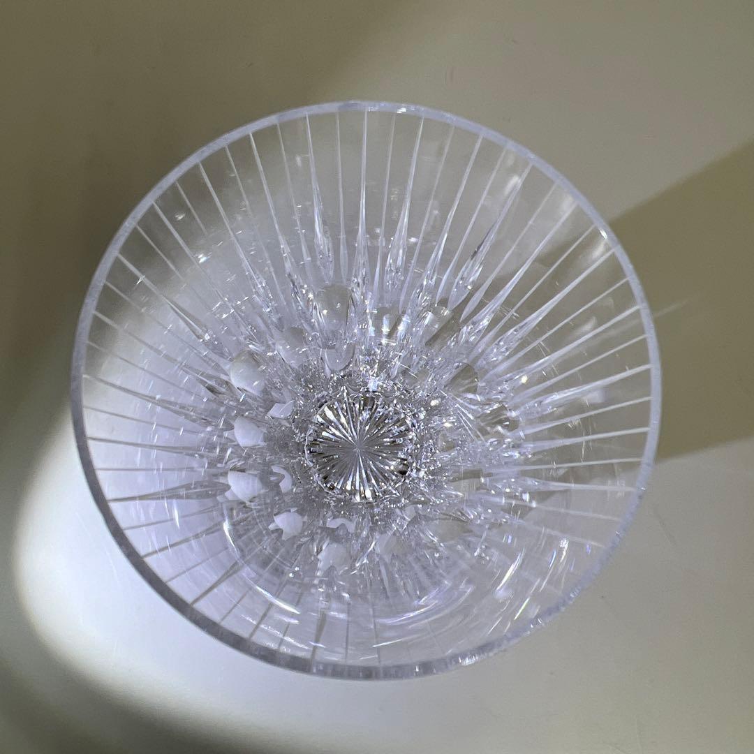 渡邉明　切子洋酒杯　共箱　高さ13.5㎝　東Y7-0908⭐︎1Fトニチ