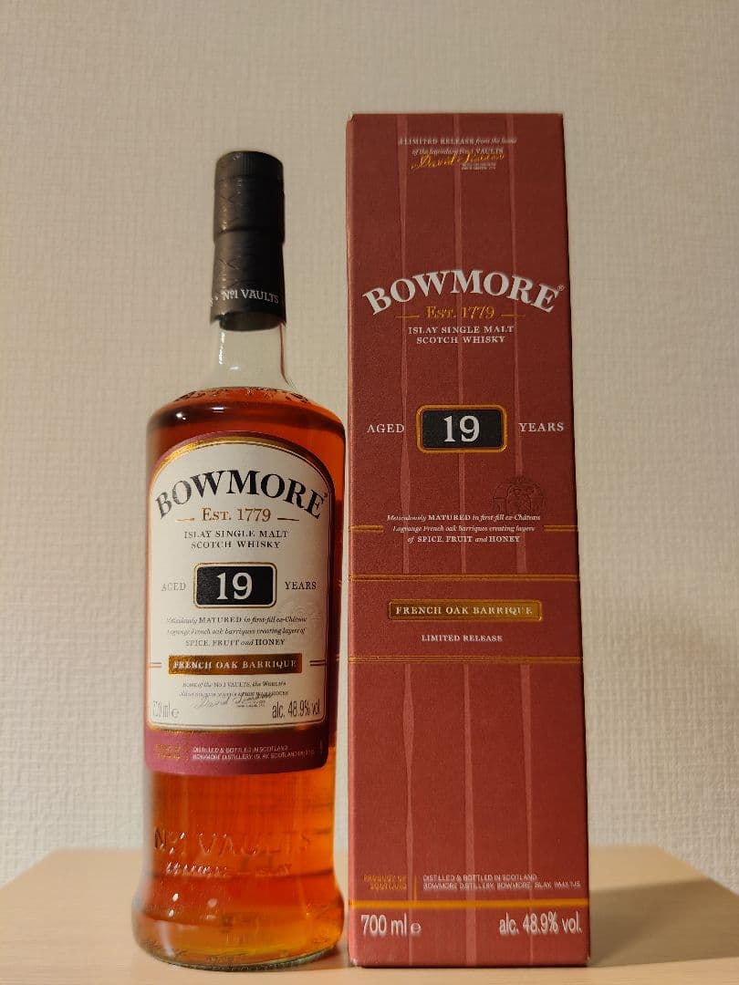 未開栓 BOWMORE ボウモア 19年 48.9度 700ml