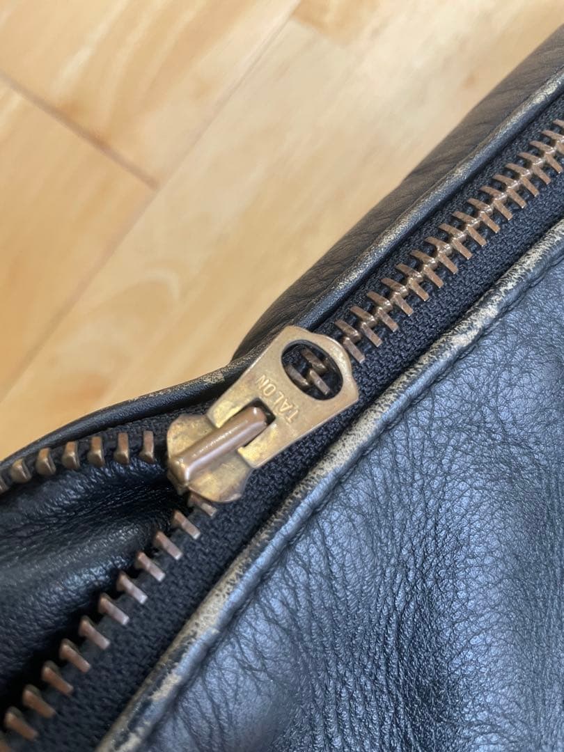 ユンボ　VANSON F 36 ライダース 牛革 本革 オールドold