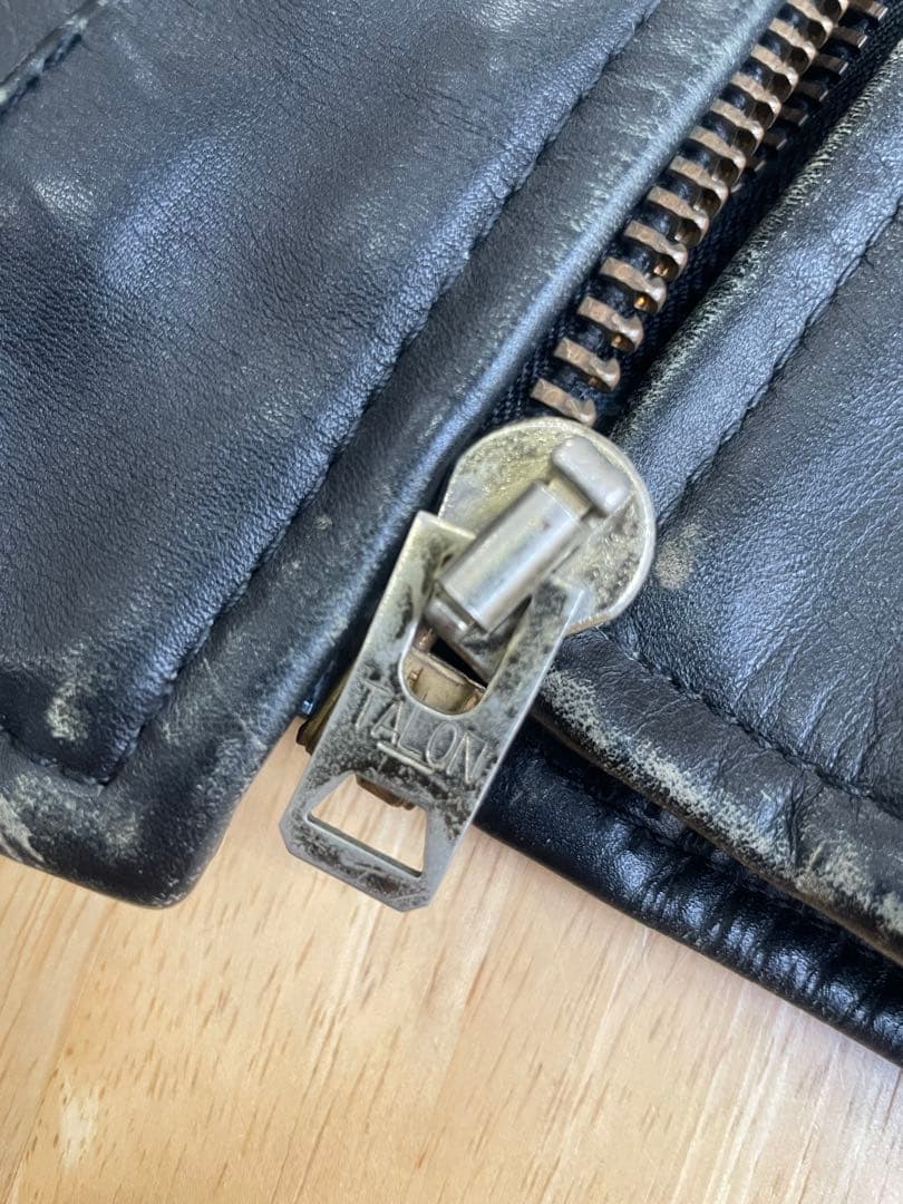 ユンボ　VANSON F 36 ライダース 牛革 本革 オールドold