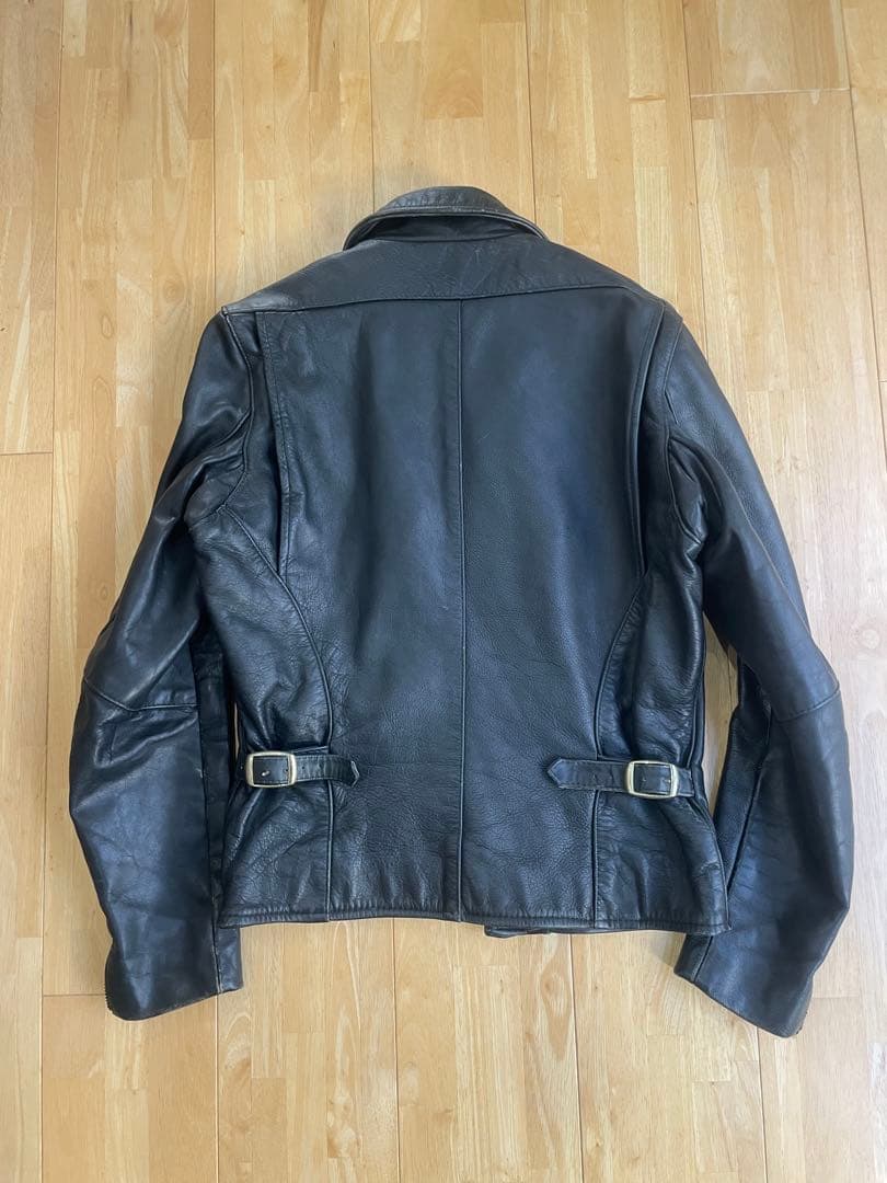 ユンボ　VANSON F 36 ライダース 牛革 本革 オールドold