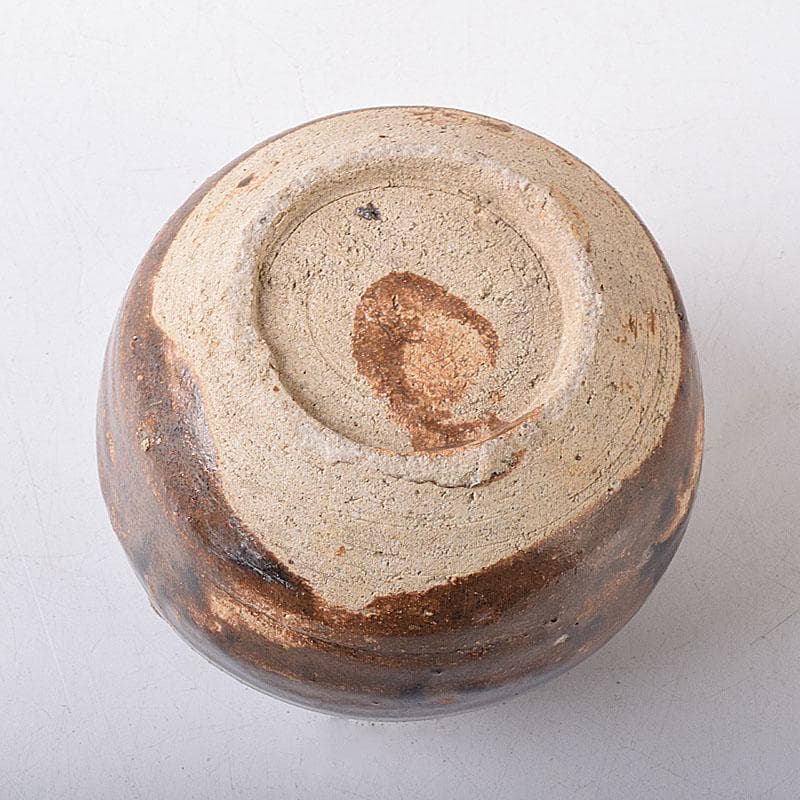 美濃古窯　黒褐釉　水滴　時代箱　V　R8278