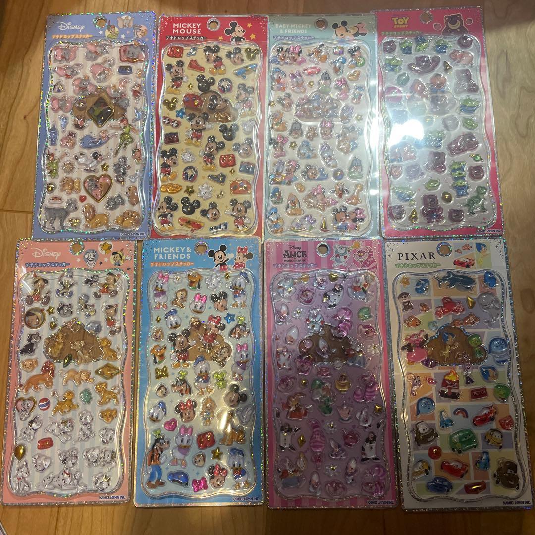 プチドロップステッカー　Disney ディズニー