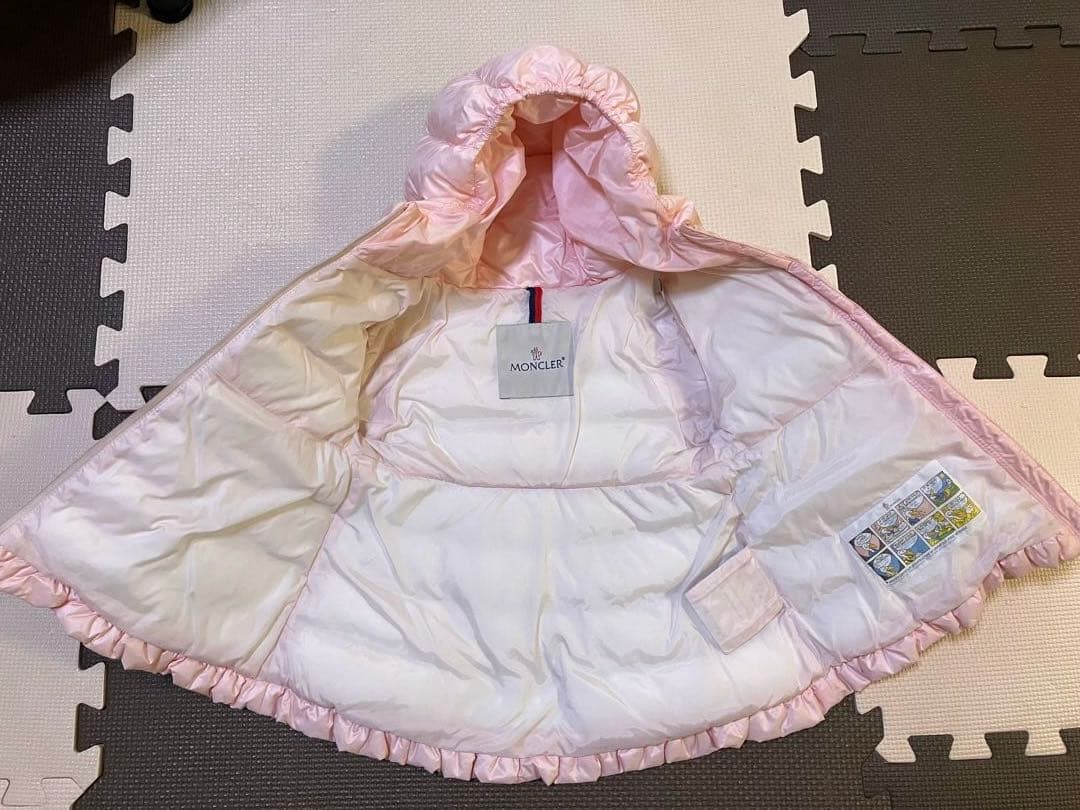 MONCLER 92㎝ ダウン ベビーピンク