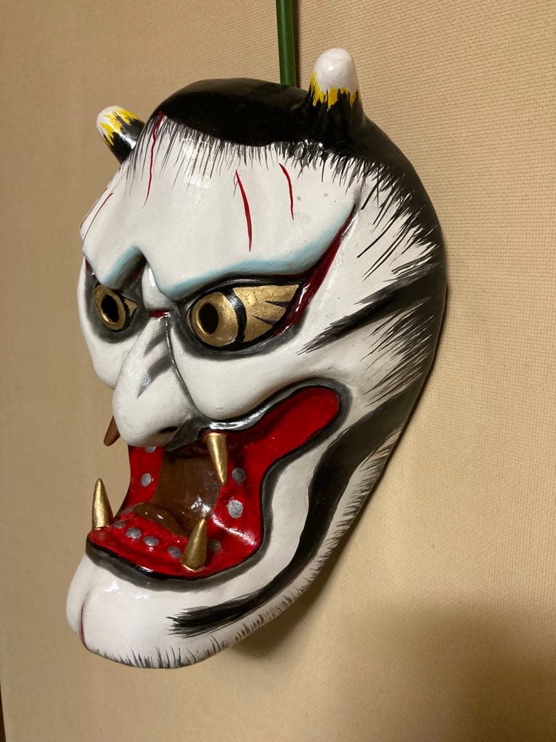 神楽面　般若　咥え面　No.45