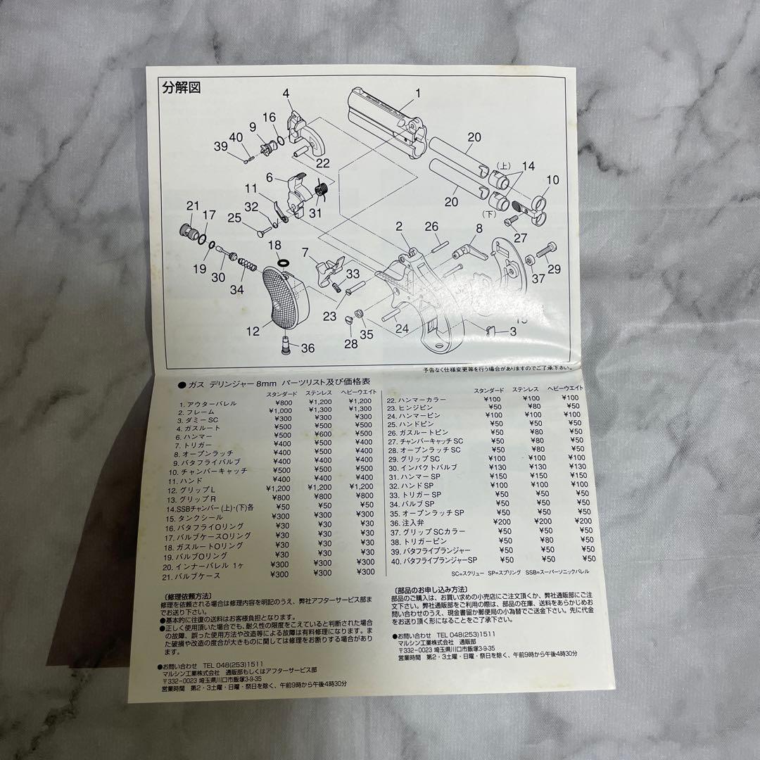 デリンジャー8mm Black ABS