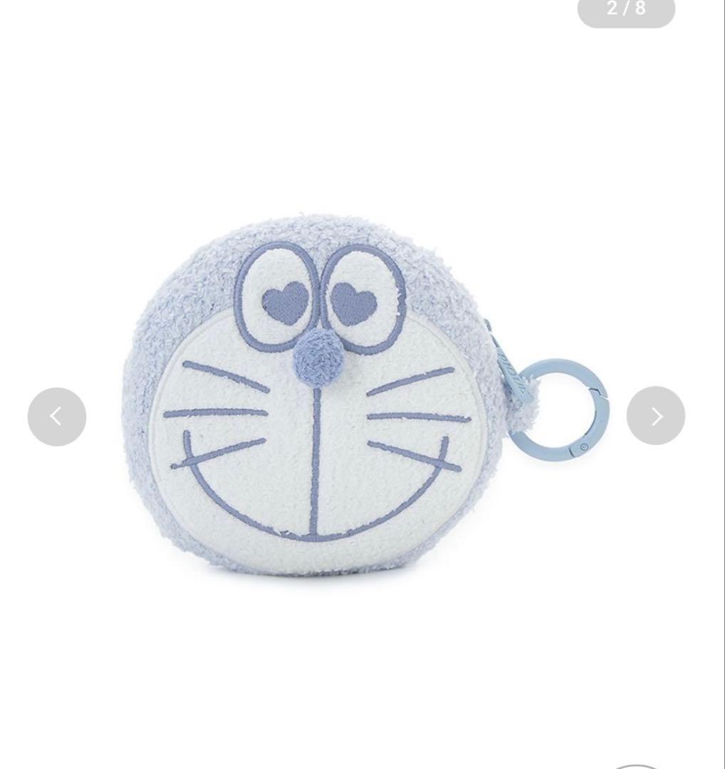 ジェラピケ【ドラえもん】ベビモコフェイスポーチ&チャーム