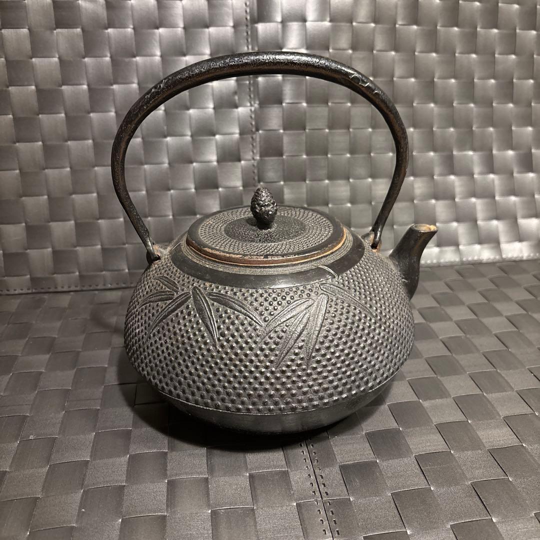 南部鉄器　鉄瓶　光雲作　約1.8L