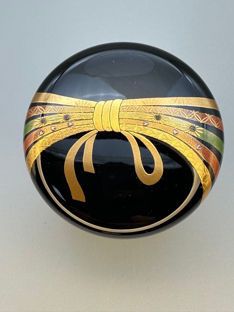 茶道具　棗　大多尾重則　熨斗蒔絵