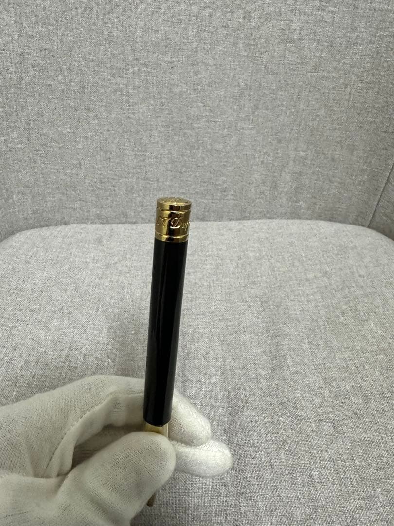 【S.T.Dupont】 D・イニシャル ボールペン ブラック・ゴールド