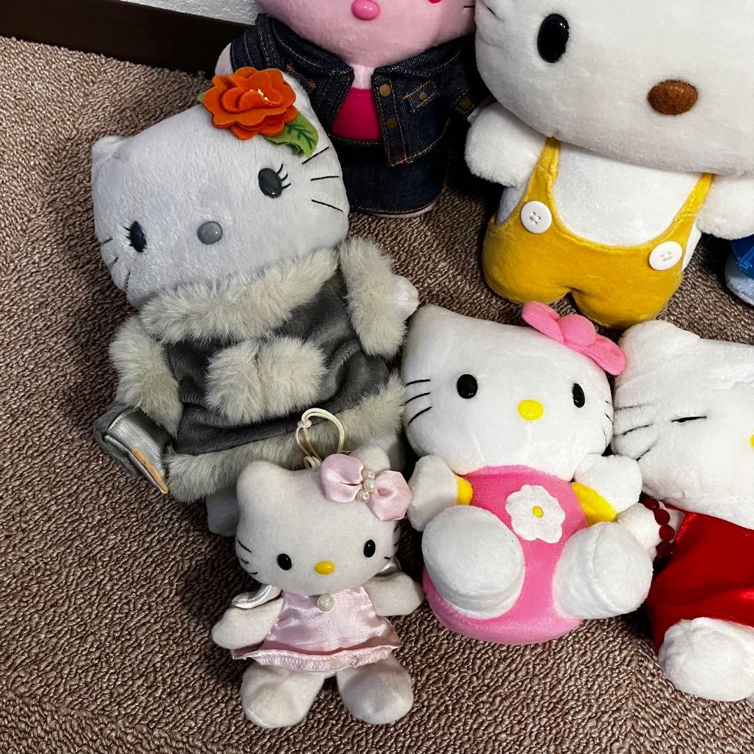 サンリオ　ハローキティ　ぬいぐるみ　まとめ売り　9体セット　レトロ
