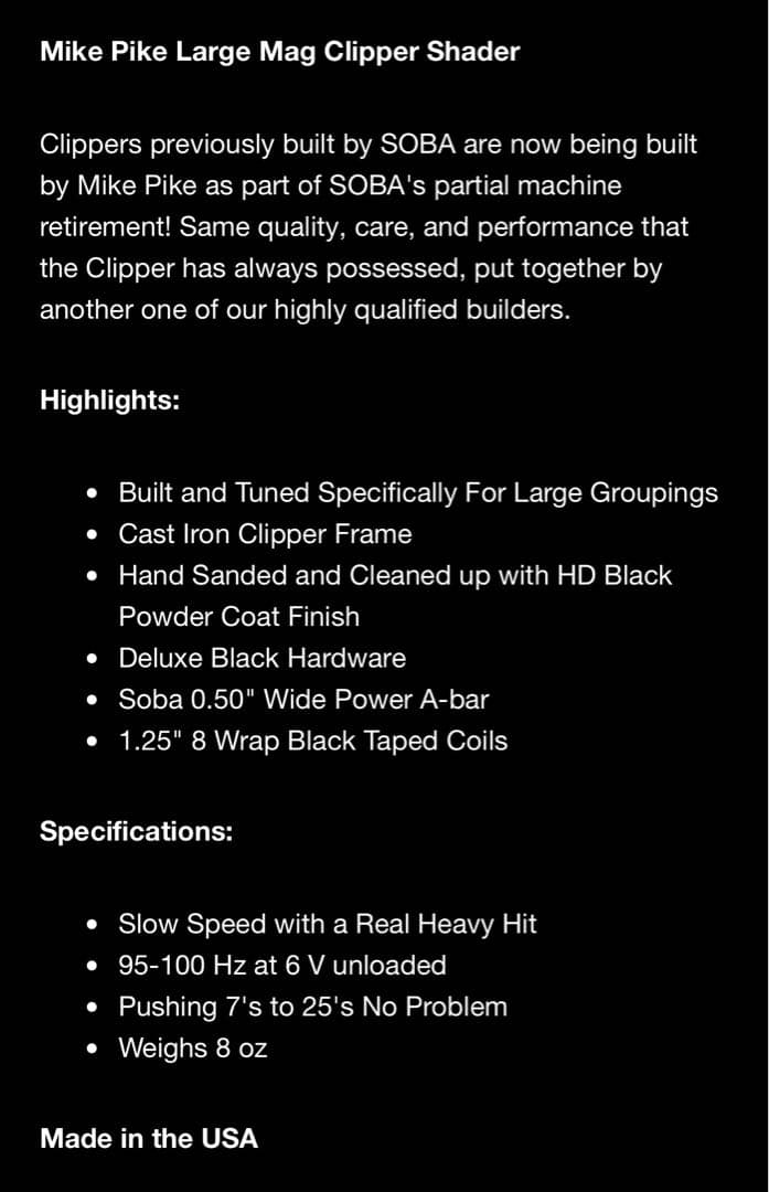 タトゥーマシン　work horse iron