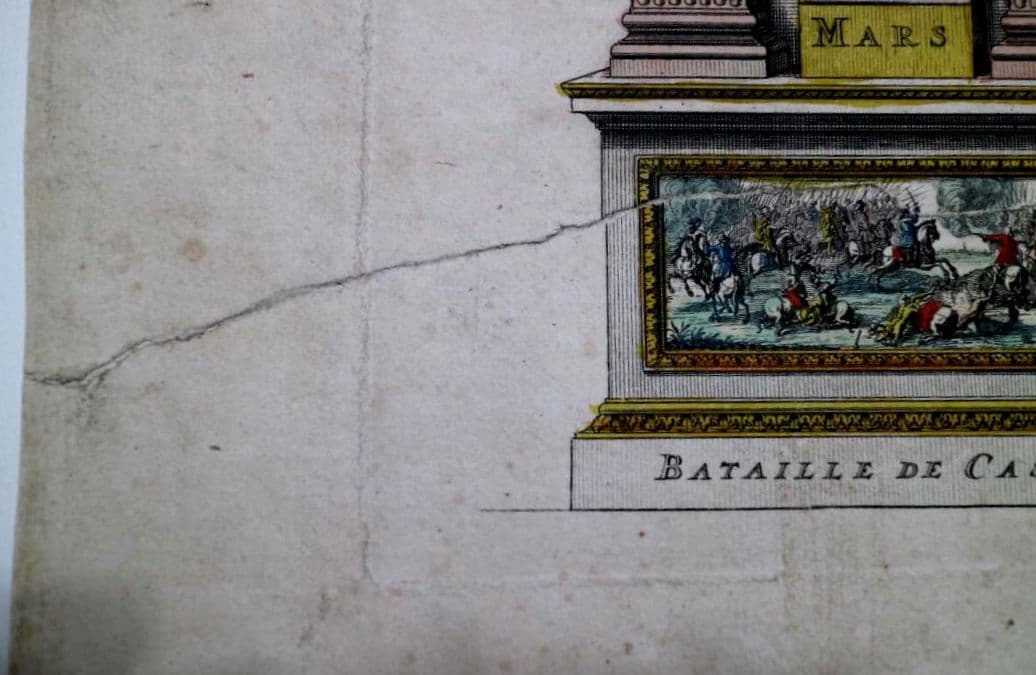 西洋古地図　大型　17世紀　H. Jaillot 地図帳のタイトル（扉絵）稀少