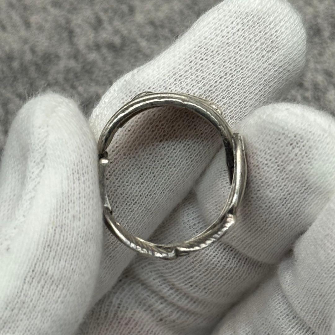 極美品✨TADY&KING ダブルフェザー リング 19号 sv925 シルバー