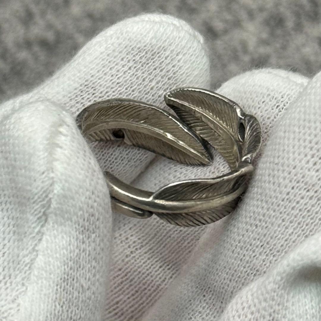 極美品✨TADY&KING ダブルフェザー リング 19号 sv925 シルバー