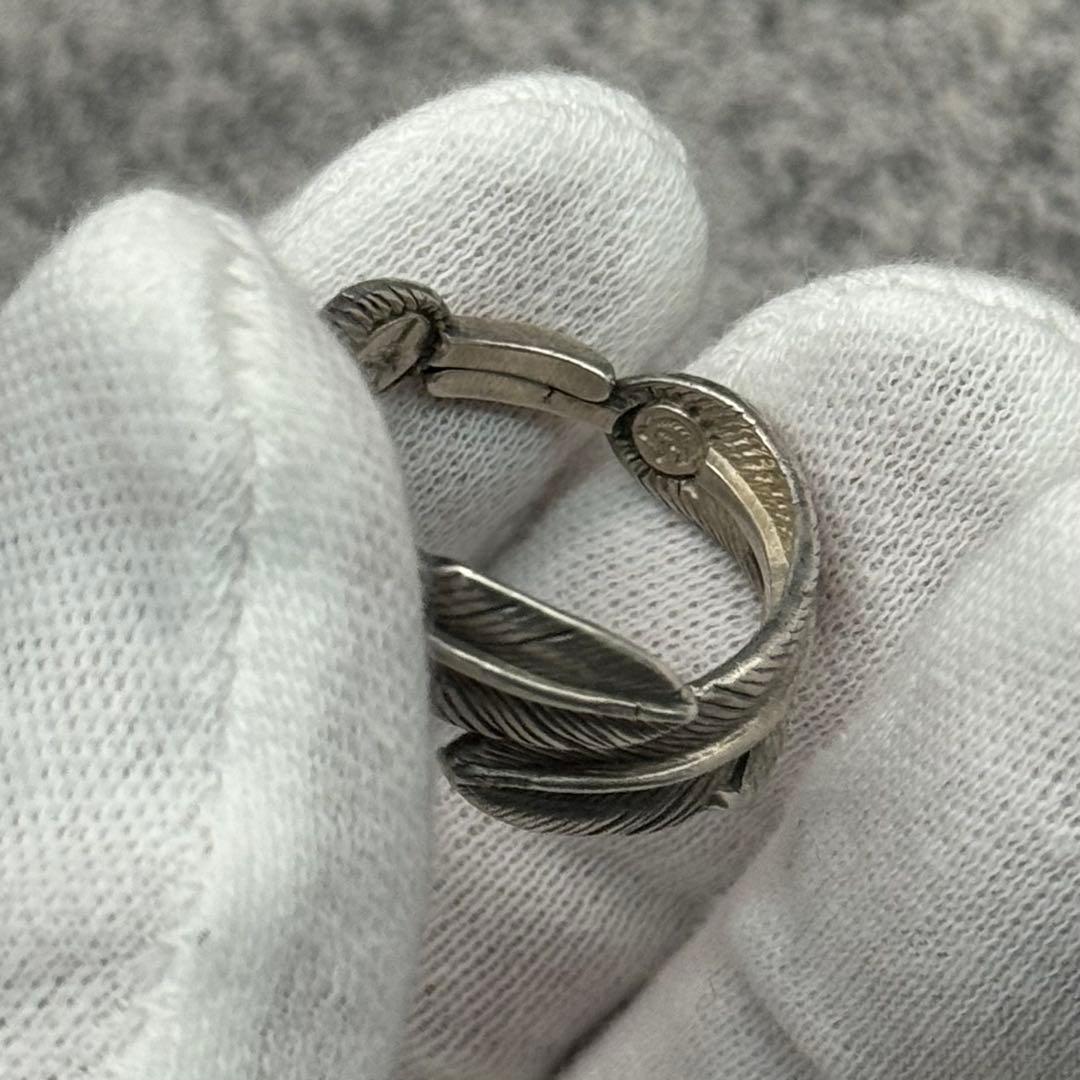極美品✨TADY&KING ダブルフェザー リング 19号 sv925 シルバー