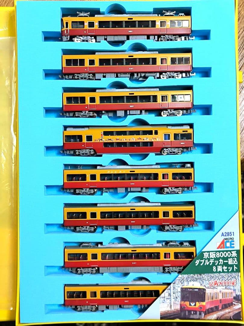 【マイクロ】A-2851、京阪電鉄8000系、旧塗装、8両セット★☆【匿名配送】