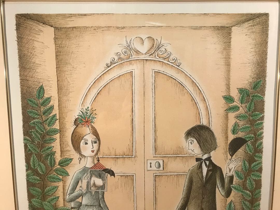 ペイネ　「愛の晴雨計」　リトグラフ　直筆サイン・エディション有り