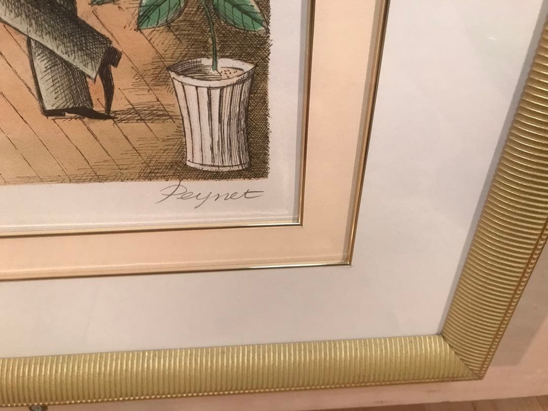 ペイネ　「愛の晴雨計」　リトグラフ　直筆サイン・エディション有り